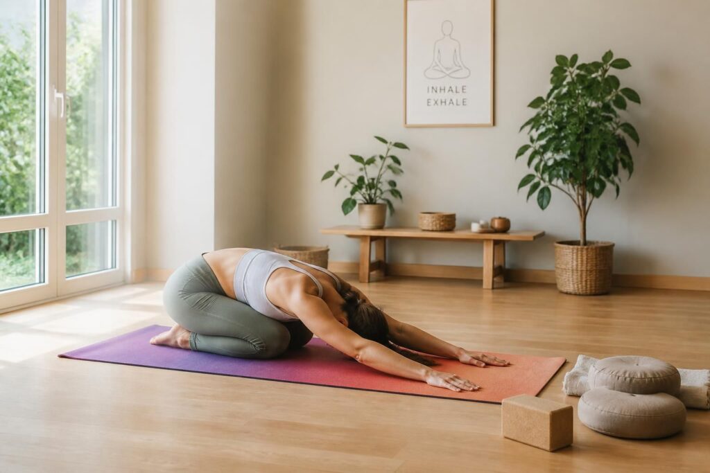 découvrez notre guide débutant pour pratiquer le yoga à la maison régulièrement, avec des conseils simples et efficaces pour améliorer votre bien-être au quotidien.