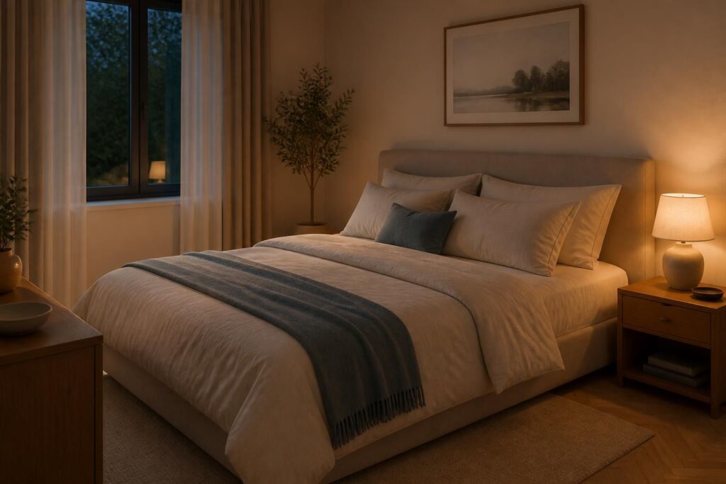 découvrez comment aménager une chambre idéale pour un sommeil réparateur en optimisant la lumière, la température et la literie.