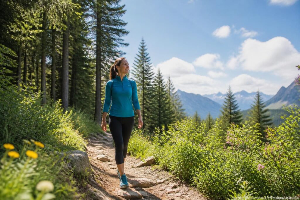 Les bienfaits de la marche en nature sur la forme