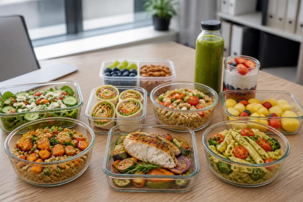 découvrez 10 recettes faciles et savoureuses de meal prep à emporter au bureau pour gagner du temps et manger équilibré chaque jour.