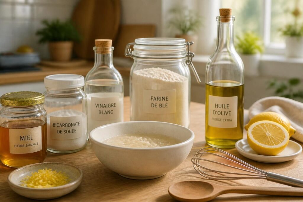 découvrez des recettes simples et efficaces de soins maison réalisées avec des ingrédients faciles à trouver dans votre placard.