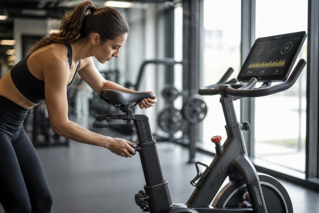 découvrez comment bien régler votre séance de vélo d'appartement pour progresser efficacement et atteindre vos objectifs de fitness en toute sécurité.