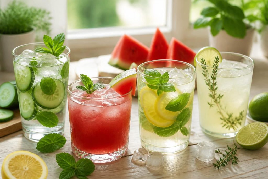 découvrez nos recettes de boissons maison rafraîchissantes, naturelles et sans sucre ajouté, parfaites pour vous hydrater sainement tout au long de la journée.