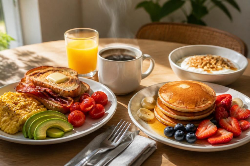 découvrez les avantages du petit-déjeuner salé et sucré pour bien démarrer la journée et choisissez celui qui convient le mieux à vos besoins et préférences.