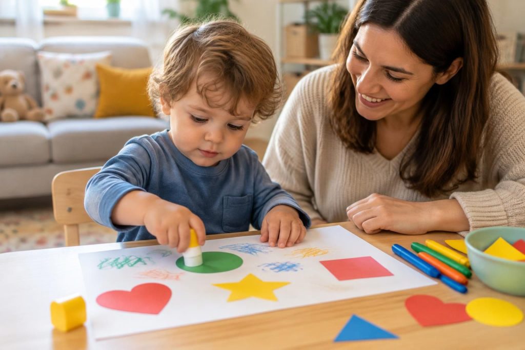 Activité manuelle facile et rapide pour enfants à partir de 2 ans